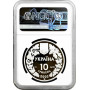 Ukraine 10 hryven 2003, NGC PF70 UC, "Flora and Fauna - Seahorse" Top Pop