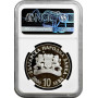 Bulgaria 10 leva 2000, NGC PF67 UC, "Association with the EU" silver coin
