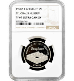 Germany - GDR 5 mark 1990, NGC PF69 UC, "Zeughaus Museum of Berlin" Top Pop