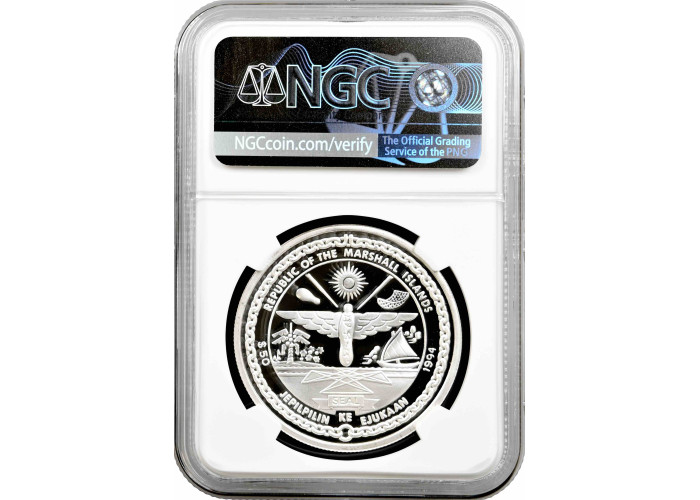 Marshall Islands 50 dollars 1994, NGC PF69 UC, "Uranus" Top Pop 2/0