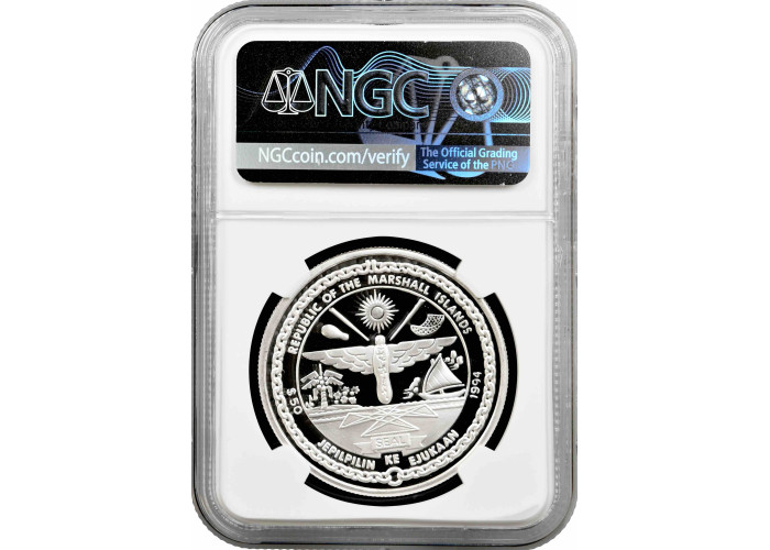 Маршаллові Острови 50 доларів 1994 року, NGC PF70 UC, "Сонячна система", Top Pop 1/0
