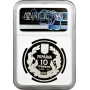 Ukraine 10 hryven 2000, NGC PF69 UC, "World War II Anniversary" silver coin
