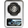Мексика 5 песо 1996 Mo, NGC PF67 UC, срібна монета "Olmec - Hombre Jaguar"