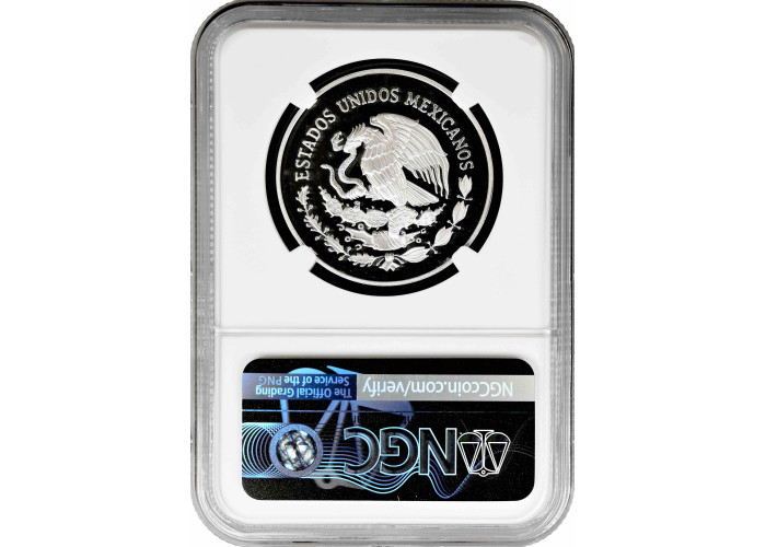 Mexico 5 pesos 1999 Mo, NGC PF69 UC, "100th Anniversary - Navy School"