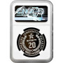 Madagascar 20 ariary 1988, NGC PF69 UC, "World Wildlife Fund - Lemur"