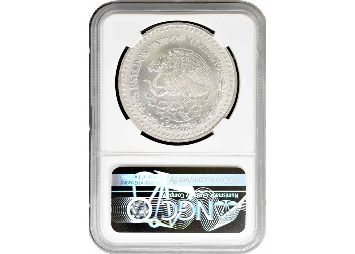 Mexiko 1 Onza 1997 Mo, NGC MS67, "Silberbullionmünze "Libertad"