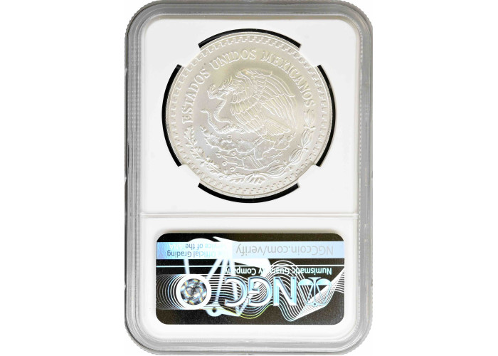 Mexiko 1 Onza 1998 Mo, NGC MS69, "Silberbullionmünze "Libertad"