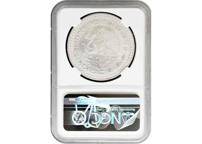 Mexico 1 onza 1999 Mo, NGC MS67, "Silver Bullion Coinage "Libertad"