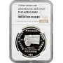 Mexico 5 pesos 1994 Mo, NGC PF69 UC, "Maya - Mascaron Del Dios Chaac"