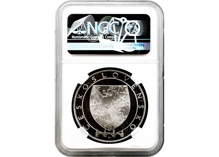 Czechoslovakia 100 korun 1972, NGC PF68 UC PATTERN, "Andrej Sladkovic" Top Pop