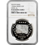 Mexico 5 pesos 1994 Mo, NGC PF68 UC, "Pre-Columbian Maya - Dintel 26"
