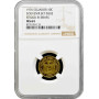 Ecuador 10 Centavos 1976, NGC MS64, „Souvenir-Set-Ausgabe – geprägt in Messing“