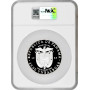 Panama 25 balboas 1988, NGC PF65 UC, "Baron von Richthofen" 5 oz silver coin