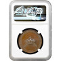 France bronze medal 1824, NGC MS64 BN, "Accession/coronation of Charles X"