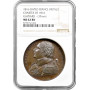 France bronze medal 1816, NGC MS62 BN, "Constitutional Charter of 1814"