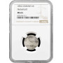 Frankfurt 6 kreuzer 1854, NGC MS65, "Free City of Frankfurt (1807 - 1866)"