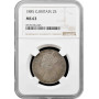 Great Britain 2 shillings (florin) 1885, NGC MS63, "Queen Victoria (1838 - 1901)"