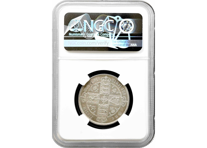 Great Britain 2 shillings (florin) 1885, NGC MS63, "Queen Victoria (1838 - 1901)"