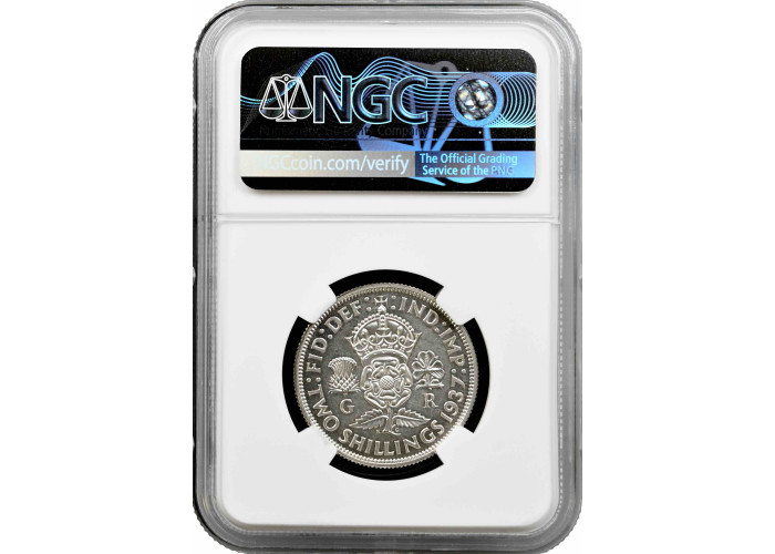 Great Britain 2 shillings 1937, NGC PF65, "King George VI (1937 - 1952)"