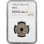 Германская Восточная Африка 10 геллеров 1909 г. J, NGC MS63, "Рупия (1904 - 1916)"
