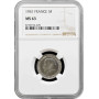 France 5 francs 1941, NGC MS63, "Marshal Philippe Petain"