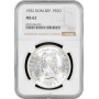 Dominican Republic 1 peso 1952, NGC MS62, "Dominican Republic (1937 - 2020)"