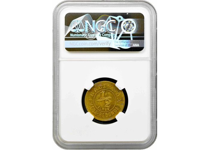 Puerto Rico 1/2 Almud ND (1890), NGC MS63, "Puerto Rico - Plantagen-Token"