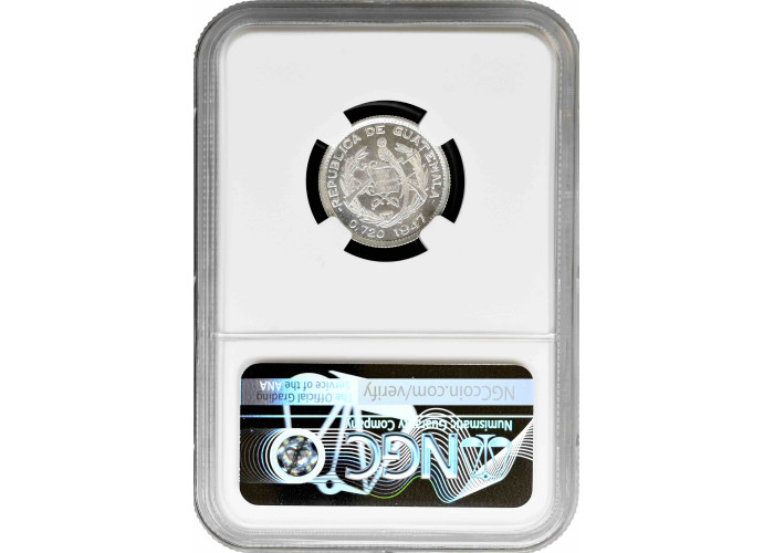 Guatemala 10 Centavos 1947, NGC MS67, "Republik Guatemala (1925-1948)"TopPop 1/0