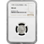 Colombia 10 centavos 1941, NGC MS64, "Republic of Colombia (1911 - 1989)"