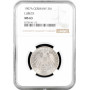 Lubeck 2 mark 1907 A, NGC MS63, "German Empire (1871 - 1918)" silver coin