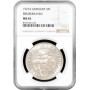 Weimar Republic 5 reichsmark 1927 A, NGC MS65, "100th Anniv. of Bremerhaven"