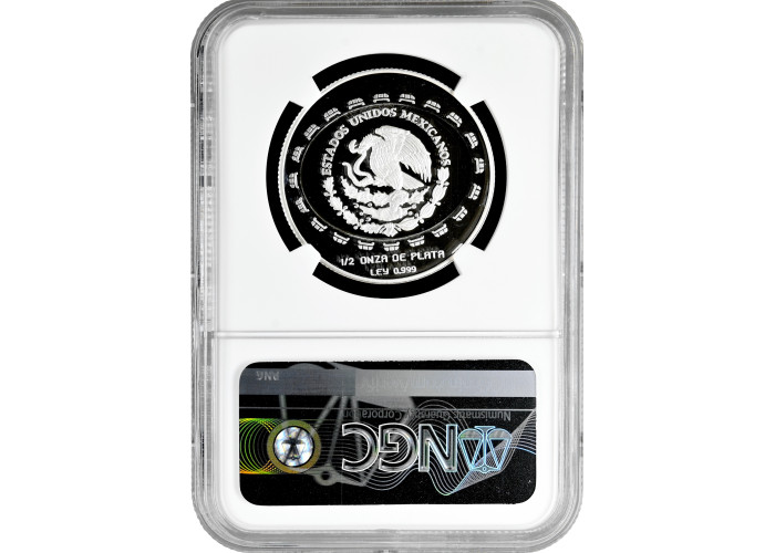 Мексика 2 песо 1997 г. Mo, NGC PF69 UC, "Теотиуакан - диск смерти"
