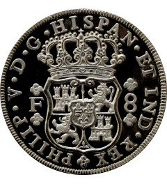 Mexico 5 onza 1987 Mo, PROOF, "14th Numismatic Convention - Pillar Dollar"