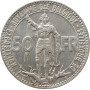 Belgium 50 francs 1935 French - Pos. A, UNC, "Railway Centennial" Coin Alignment