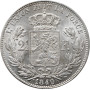 Belgium 2.5 francs 1849, UNC, "King Leopold I (1832 - 1865)" SMALL HEAD