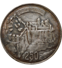 Luxembourg 250 francs 1963, UNC, "1000th Anniversary - Luxembourg City" KM# 53.2