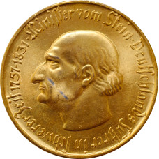 Westphalia 10000 Mark 1923, UNC NOTGELT, "Freiherr vom Stein"