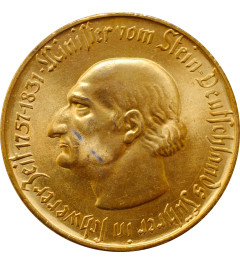 Westphalia 10000 Mark 1923, UNC NOTGELT, "Freiherr vom Stein"