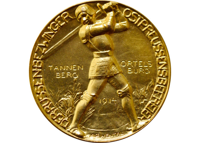 Germany silver medal 1914, UNC, "Battle at Tannenberg, Hindenburg"