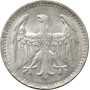 Germany 3 mark 1924 F, UNC, "Weimar Republic (Mark) (1919 - 1925)" silver coin