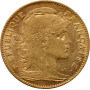 Франция 10 франков 1899 г., AU, "Третья Республика (1870 - 1941)" KEY DATE