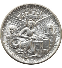 USA half dollar 1934, UNC, "100th Anniversary - State of Texas" silver coin