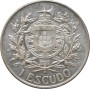 Portugal 1 escudo 1910, UNC, "Birth of the Republic" silver coin