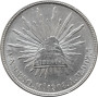 Mexico 1 peso 1908 Mo AM, UNC, "United Mexican States (1905 - 1969)" silver coin