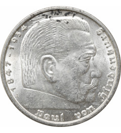 Deutschland 5 Reichsmark 1938 A, UNC, "Drittes Reich (1933 - 1945)"
