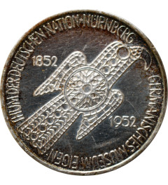 Deutschland - BRD 5 Mark 1952, UNC PL, "Nationalmuseum in Nürnberg"