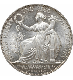 Bayern 1 Taler 1871, UNC, "Deutschland Sieg im Deutsch-Französischen Krieg"