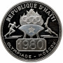 Haiti 50 gourdes 1977, NGC PF68 UC, "XXII summer Olympic Games, Moscow 1980"