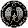 Lithuania 10 litu 1995, PROOF, "5th World Lithuanians Sport Games"