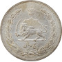 Persia 5 Rial SH 1313 (1934), UNC, "Schah Reza Pahlavi (1931 - 1942)" Silbermünze